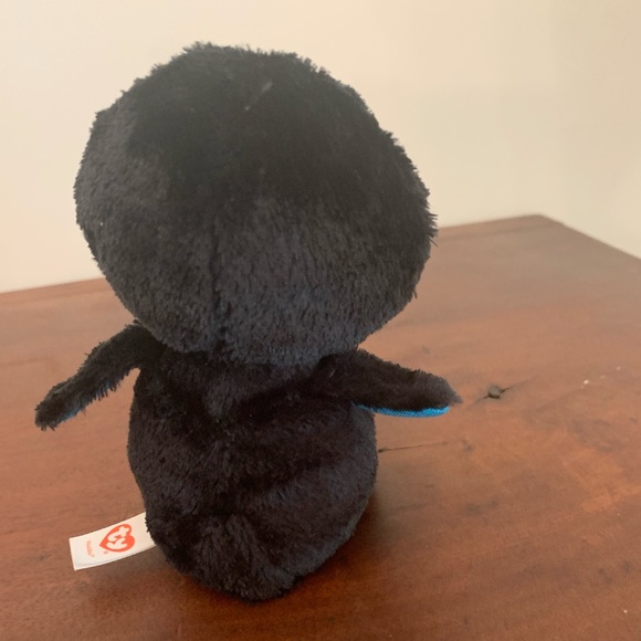 TY Beanie Boos WADDLES the Penguin Glitter Eyes & Feet 6 inch NEW w Tags - Picture 6 of 8